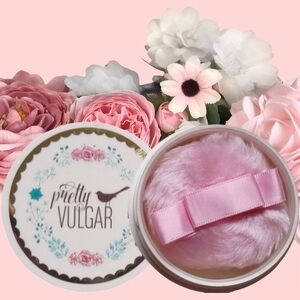Pretty Vulgar Translucent Setting Powder with Pink Puff 25g *BNIB